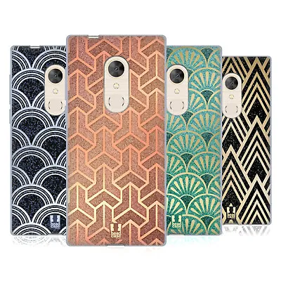 Head Case Textured Art Deco Patterns Gel Case & Wallpaper For Alcatel Phones • £2.45