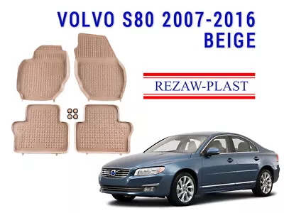 Car Mats For 2007-2016 Volvo S80 Floor Mats All Weather Custom Fit Floor Liners • $119.99