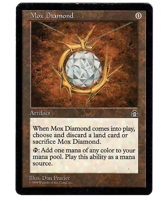 MTG Mox Diamond Stronghold Whiting At The Top Middle • $455