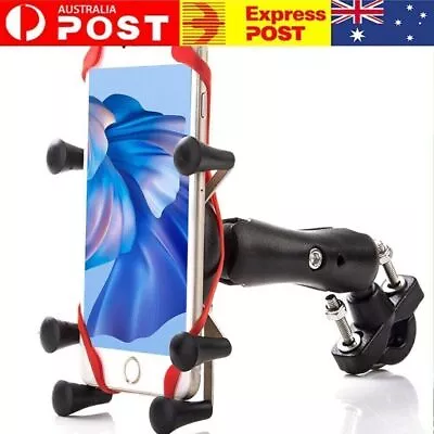 RAM Motorcycle Bike Handlebar Rail Mount X-Grip Holder Cell Mobile Phone GPS AU • $22.29