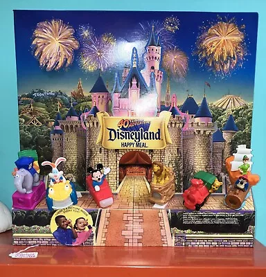 1994 Disneyland McDonalds Happy Meal Toy Display ~ Complete • $95