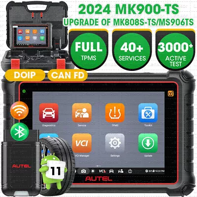 Autel MaxiCOM MK900-TS TPMS Scanner 2024 Bidirectional Tool Updated Of MS906TS • $849