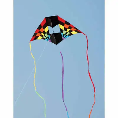 $59.99 • Buy Delta Box Kite 89 X37  RipStop Polyester + Fiberglass Spars + Line + Tails + Bag
