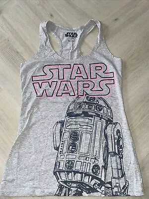 Star Wars Women’s Grey Tank Best R2D2 Size Small  • $6.31