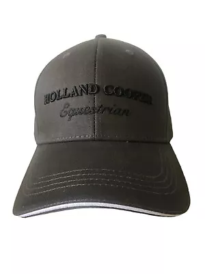 Rare Sample Mens Womens HOLLAND COOPER BASEBALL CAP Equestrian Blk. Hat One Size • £39.99