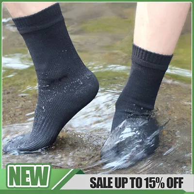 Waterproof Socks Breathable Sports Hiking Wading Camping Winter Skiing Sock • £12.28