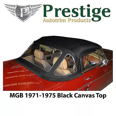 MGB Convertible Top Soft Top Tops 1971-1975 Black Canvas Fabric • $581