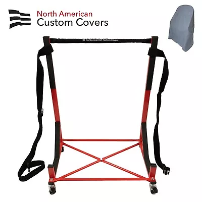 Chevy Corvette C2 C3 C4 C5 Hardtop Stand Cart Rack & Hard Top Dust Cover 050R • $134.95