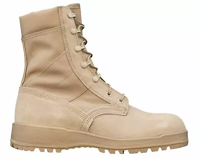 Belleville Dst Men's Army Hot Weather Combat Boots Vibram Desert Tan 9.5 Xw • $69.95