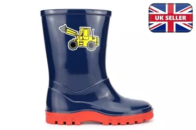£10.99 • Buy Boys Wellington Boots Boys Wellingtons Boys Wellies Infant Wellies Kids Size