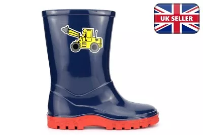 Boys Wellington Boots Boys Wellingtons Boys Wellies Infant Wellies Kids Size • £10.63