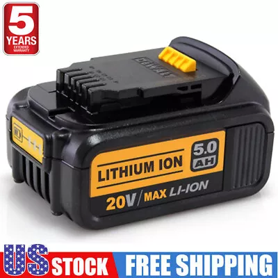 20V For DeWalt 20 Volt Max XR 5.0 Ah Lithium Ion Battery DCB206-2 DCB205-2 NEW • $24.49