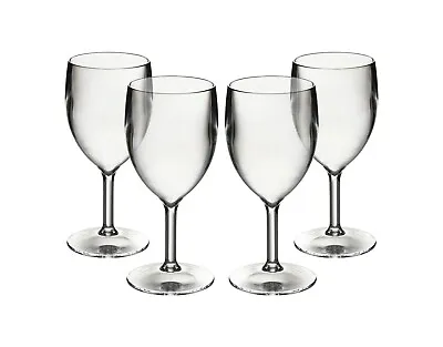 $15.39 • Buy Elite Premium 9oz Unbreakable Reusable Polycarbonate Plastic Wine Glasses