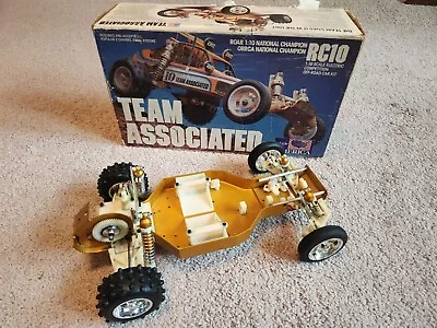 Vintage Team Associated RC10 Gold Tub. 6010 1984 Mid-Run Edinger • $1395