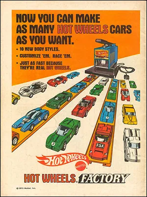 Vintage Hot Wheels Factory Ad Reproduction Steel Street Sign Kids Room Decor • $19.99