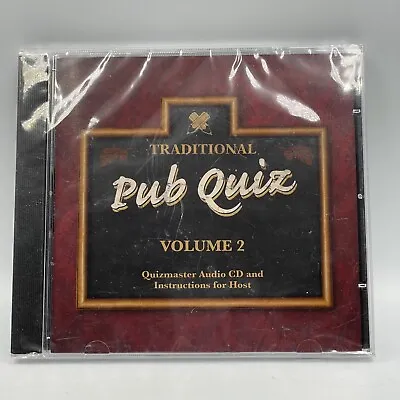 Traditional Pub Quiz Volume 2 [CD] Quizmaster Audio CD • New & Sealed • £4.99