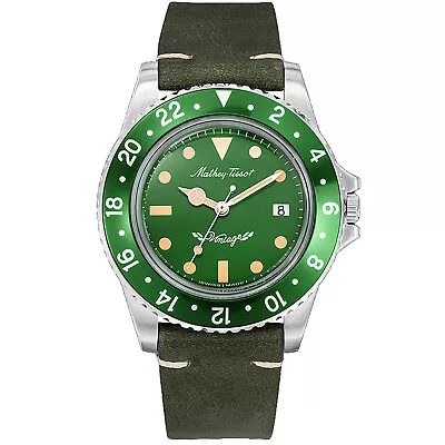 Mathey Tissot Men's Vintage Green Dial Watch - H900ALV • $133.34