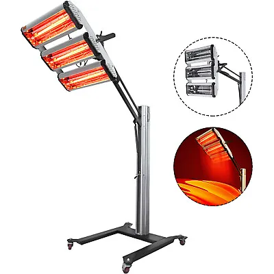 VEVOR 3000W Baking Infrared Paint Curing Lamp Heater Heating Light Spray Booth • $432.99