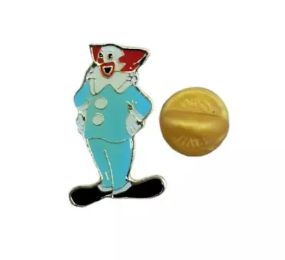 1990 The Bozo Show BOZO THE CLOWN Vintage 90s Enamel Metal TV Show Promo Hat Pin • $7.49