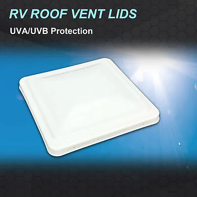 14 X14  For RV Replacement Roof Vent Cover White Camper (Trailer) Vent Cover • $15