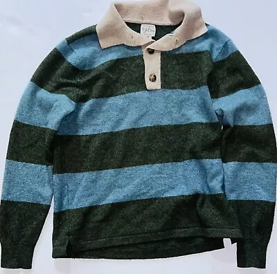 J.CREW Vintage Collared Merino Wool Sweater Mens M Very Good Condition • $14.99