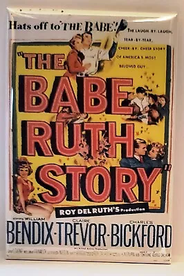 Babe Ruth Story MAGNET 2  X 3  Refrigerator Locker Movie Poster • $6.95