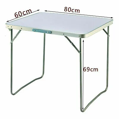 £32.88 • Buy Picnic Portable Folding Camping Table Aluminium Adjustable Party BBQ In/Outdoor