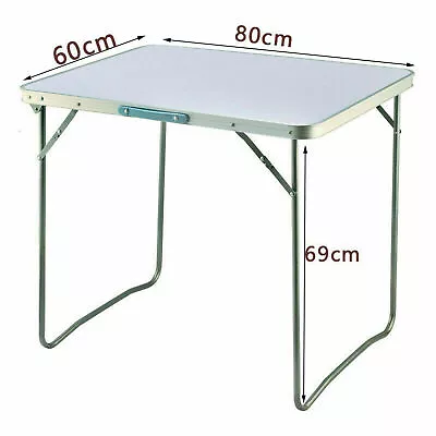 £32.88 • Buy Picnic Portable Folding Camping Table Aluminium Adjustable Party BBQ In/Outdoor