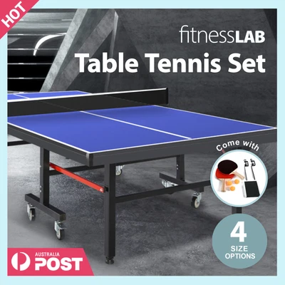 $769 • Buy FitnessLab Table Tennis Table Kit Ping Pong Set Retractable Net Rack Foldable