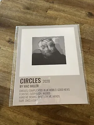 6x   MAC MILLER Circles   POSTER 10 X 8” 2020 Posters • $8.39