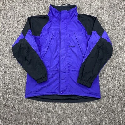 £30 • Buy Mens Marmot Waterproof Hooded Lightweight Jacket Blue/Purple Size Large