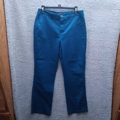 Merona Women's Blue Stretch Fit 1 Pants 98% Cotton 2% Spandex 31  29.5  10.5  • $12.99