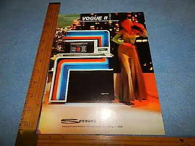 Seeburg STD160 Vogue II Advertising Flyer • $8