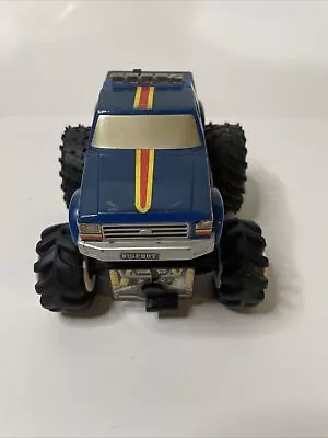 Vintage 1990 Mattel Ford Bigfoot Monster Truck Champions Crunch Motorized Works • $22