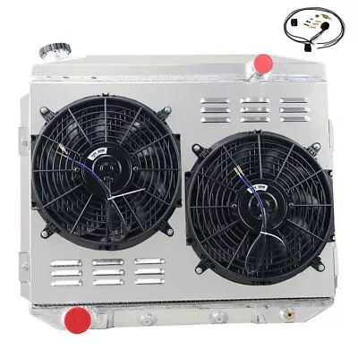 4 Row Radiator Shroud Fan For 57-1959 Ford Fairlane/Ranchero/Mercury/Villager • $309