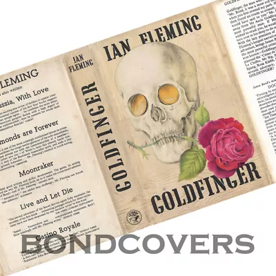 $25.95 • Buy GOLDFINGER First Edition REPRODUCTION DUSTJACKET IAN FLEMING 007 Facsimile