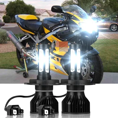 High Power HID LED Headlight H4 Bulbs Lights For Suzuki GSXR 600 750 1997-2003 • $35.99