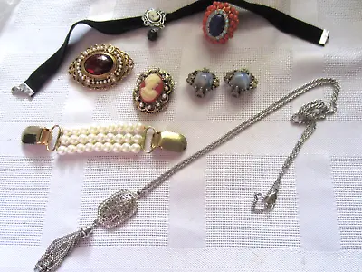 Victorian Appearance Jewelry Brooch + More Lot • $26.90