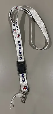 England Lanyard With Detachable Buckle Clip BN • £3.99