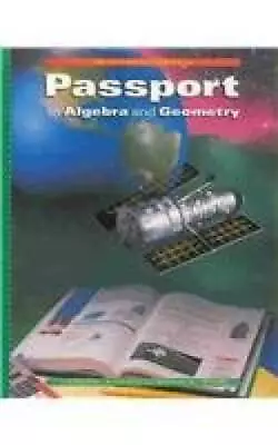 McDougal Littell Passport To Algebra And Geometry - Hardcover - GOOD • $5.06