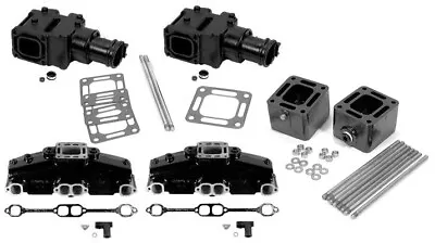 Exhaust Manifolds Risers Elbows Spacers 5.0 5.7 305 350 Mercruiser 5.0L 5.7L  V8 • $950