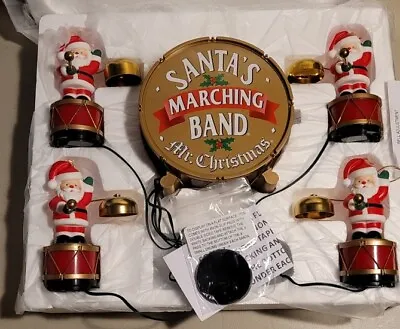 NIB Mr. Christmas Santa's Marching Band 35 Christmas Carols/Bells Cracker Barrel • $89.95