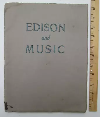 1919 Edison Phonograph Cabinet Catalog - Fancy Furniture Designs - ORIGINAL • $19.95