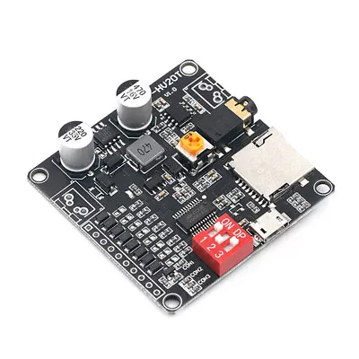 DC 6-35V 20W 24-bit DAC Output Support TF Card 32GB Voice Playback Module • £11