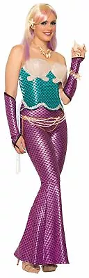 Mermaid Adult Womens Sleeves Sleevelets Halloween Costume Accessory • $10.88