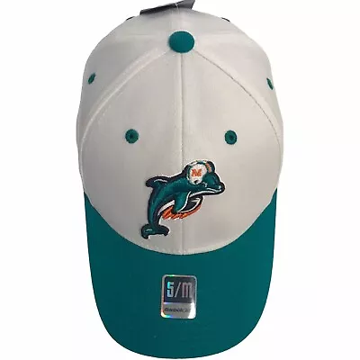 Miami Dolphins NFL Reebok On Field Throwback S/M Flexfit Fitted Cap Hat $25 • $24.99