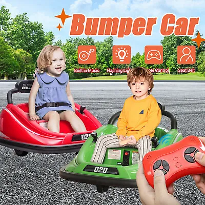12V 360° Rotation Electric Bumper Car Ride On Vehicle For Kids W/ Remote Control • $135.99