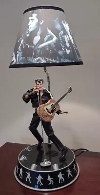 ELVIS PRESLEY RARE VINTAGE ANIMATED LAMP Dances & Sings  Hound Dog  New In Box • $399