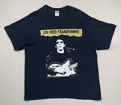 Lou Reed T Shirt XL Transformers Vtg 70s Tour Velvet Underground 2009 Grunge • $175