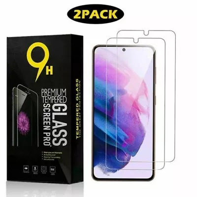 $12.25 • Buy 2x Screen Protector Glass Film Foil Tempered Phone Curb 9h